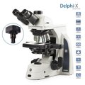 Euromex Delphi-X Trinocular Microscope w/5MP USB 3 Digital Camera plus Pair of Focusable Widefield Eyepieces DX1153-PLIC-5M3
